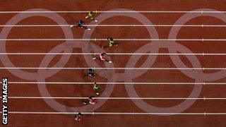 100m final 2008 Olympic Games