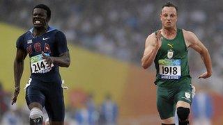 Jerome Singleton and Oscar Pistorius