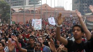 Thousands of Al Ahly fans took to the streets of Cairo to demand justice for those who died a month after the tragedy