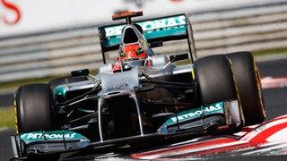 Michael Schumacher at the Hungarian Grand Prix