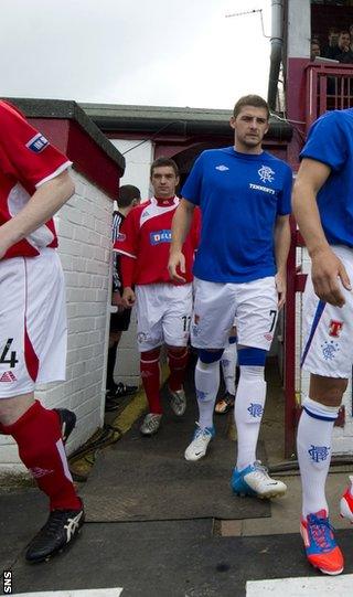 The new Rangers made their debut in the Ramsdens Cup against Brechin on Sunday