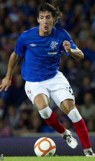 Francisco Sandaza made his debut after rejecting a new deal with St Johnstone