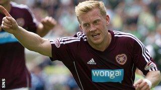 Andrew Driver opened the scoring for Hearts