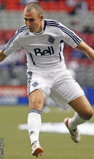 Kenny Miller goes for goal as he settles in at Vancouver Whitecaps