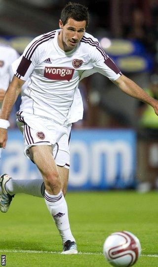 Hearts full-back Ryan McGowan