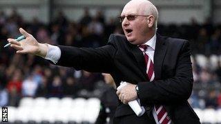 Hearts manager John McGlynn