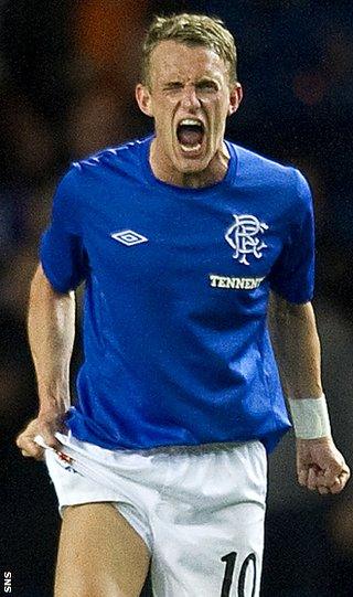 Rangers forward Dean Shiels