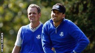 Luke Donald and Sergio Garcia