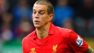 Daniel Agger on Liverpool