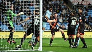 Kevin Malaga's goal-that-never-was v Sheffield United