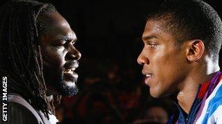 Audley Harrison and Anthony Joshua