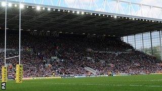 Caterpillar Stand at Welford Road