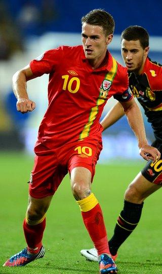 Wales midfielder Aaron Ramsay