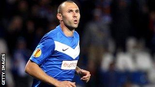 Genk midfielder Thomas Buffel