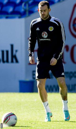 Scotland forward Steven Fletcher