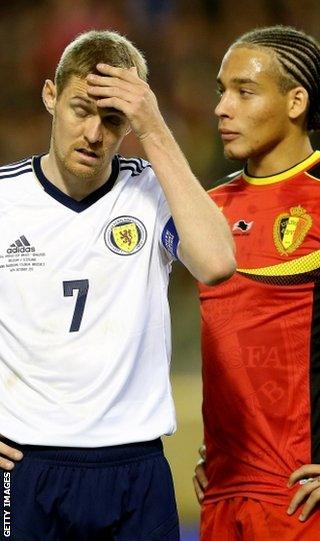 Fletcher (left) is backing Craig Levein to remain as national coach