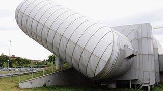 Ferrari's wind tunnel at Maranello