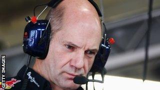 Adrian Newey, chief designer for Red Bull