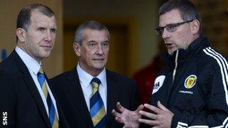 Regan and Ogilvie held talks with Levein last week about the coach's future