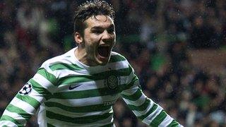 Celtic striker Tony Watt