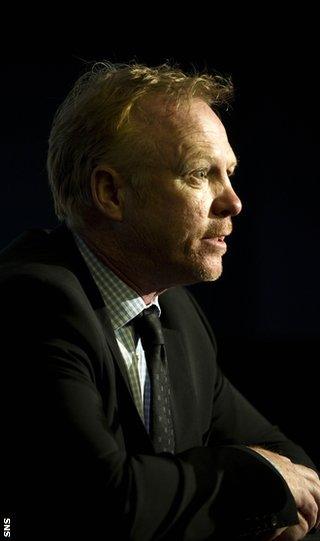 McLeish was speaking at a coaching seminar at Hampden Park