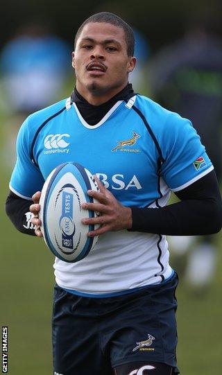 Juan de Jongh has been given a starting place against Scotland