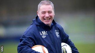 Rangers manager Ally McCoist