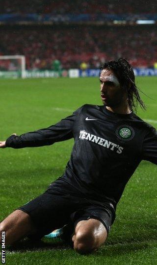 Samaras had equalised for Celtic before half-time in Lisbon