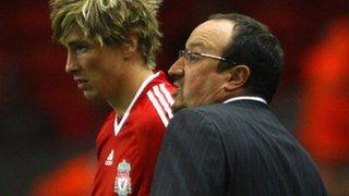 Fernando Torres and Rafael Benitez