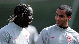 Bacary Sagna and Theo Walcott