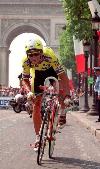 LeMond won the Tour de France three times - 1986, 1989 and 1990