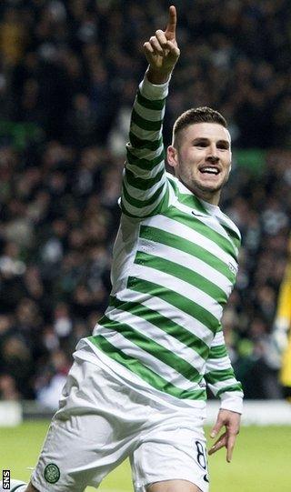 Celtic forward Gary Hooper