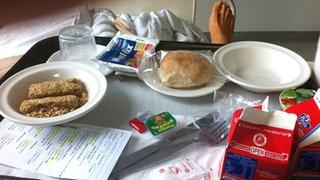 Mark Webber's hospital breakfast