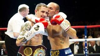 Ricky Burns and Kevin Mitchell