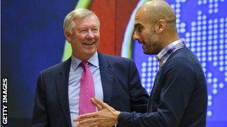 Sir Alex Ferguson and Pep Guardiola