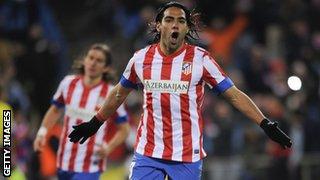 Athletico Madrid striker Falcao