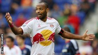 New York Red Bull's Thierry Henry