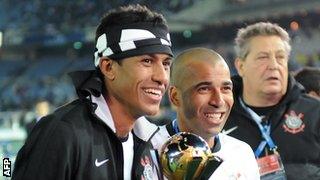 Paulinho (left) has previously played for FC Vilnius and LKS Lods in eastern Europe