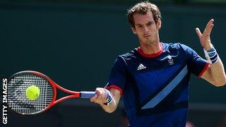 London 2012 men's singles champion Andy Murray