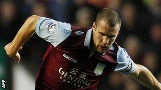 Vlaar has not played for Villa since the 0-0 draw with Arsenal on 24 November