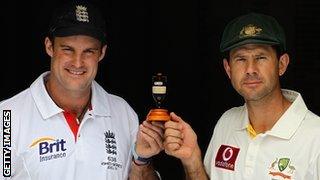 Andrew Strauss and Ricky Ponting