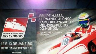 The poster for Felipe Massa's charity karting event