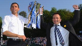 Gus Poyet and Tony Bloom