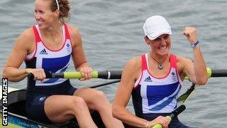 Helen Glover and Heather Stanning