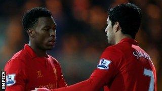 Daniel Sturridge and Luis Suarez