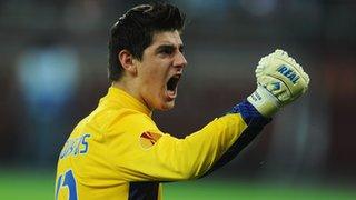 Chelsea goalkeeper Thibaut Courtois