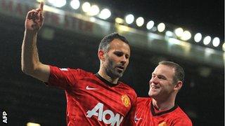 Goalscorer Giggs put in a vintage performance against the Cottagers