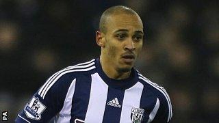 West Brom striker Peter Odemwingie