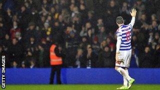 Ryan Nelsen waves goodbye at Loftus Road