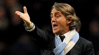 Manchester City manager Roberto Mancini